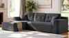 VASAGLE Modulares Sofa, Ecksofa mit Liege links, 244 cm Produktbild-Vorschau 1