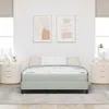 Boxspringbett mit Matratze Hellgrau 160 x 220 cm Stoff Produktbild-Vorschau 3