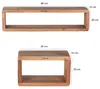 Wandregal Set TEKO CUBES_ 3-teilig_ abgerundete Ecken_ hohe Belastbarkeit_ Massivholz - KADIMA DESIGN_Farbe_ Beige_ Größe_ 80x15x20 cm_#sku_BARWL1.526# Produktbild-Vorschau