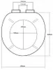 SEVICO WC Sitz Toilettendeckel Absenkautomatik Produktbild-Vorschau 8