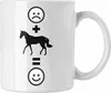 Trendation - Pferde Reiten Tasse Geschenk für Reiterin Produktbild-Vorschau 1