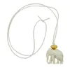 Kette 35x32x18mm Elefant Kunststoff weiß-grau-marmoriert Produktbild-Vorschau 1
