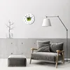 Glasuhr Wanduhr Küchenuhr Echt-Glas 30fi cm Kiwi grün Produktbild-Vorschau 4