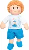 Heless 63 – Stoffpuppe Junge Fiete mit maritimem Outfit, Produktbild-Vorschau 1