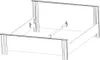 Schlafzimmer Set 4-teilig CROPANI-43 mit Bett 160x200 in Produktbild-Vorschau 6