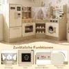 COSTWAY Cucina per bambini, cucina angolare con 21 Anteprima dell’immagine prodotto 9
