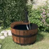 vidaXL Fontaine de jardin avec pompe 28x28x34,5 cm Sapin Voir les images du produit 2