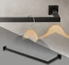ML-Design rohový věšák na zeď, 30x90 cm, černý, z oceli, Náhled obrázku produktu 1