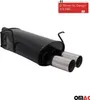 Novus acier sport Silencieux 2x76 rond vif BMW E46 monoflux Voir les images du produit 2