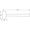 Bahco 3625PU-50 Soft-face hammer Kickback-free 790 g 320 mm Voir les images du produit 2