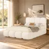 Letto imbottito 140 x 190 cm, Scivolo, Contenitore con Anteprima dell’immagine prodotto 6