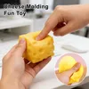 Gelber Käse-Quetsch-Spielzeug, weiches, langsam Produktbild-Vorschau 5