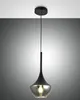 Apollo Pendelleuchte aus Metall und mundgeblasenem Glas - Produktbild-Vorschau 1