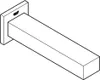 Grohe Eurocube bec de baignoire, saillie 170mm, 13303000, Anteprima dell’immagine prodotto 4