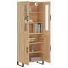 vidaXL Deska wysoka dąb sonoma 69,5x34x180 cm Materiał Podgląd zdjęcia produktu 3