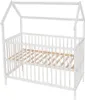Baby-Delux Babybett Hausbett Gitterbett 120x60 weiß Produktbild-Vorschau 1