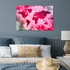MuchoWow® Poster Weltkarte - Rot - Schwarz 90x60 cm - Produktbild-Vorschau 4