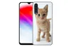 A smartphone with a case featuring a kitten. Produktbild-Vorschau