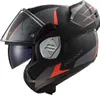 LS2 FF906 Advant Codex Klapphelm, weiß/schwarz, XS (53/54) Produktbild-Vorschau 2