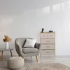 Commode Relaxdays, bambou, 5 tiroirs en tissu, entrée, Voir les images du produit 2