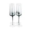 Broste Copenhagen Champagnerglas SMOKE klar/grau 0,2 l 4er Produktbild-Vorschau 2