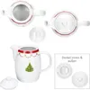 Świąteczny dzbanek do kawy i herbaty 850ml porcelana na Podgląd zdjęcia produktu 3
