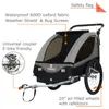 Tiggo S2 Kinderanhänger mit Federung Jogger 2 in 1 Kinder Produktbild-Vorschau 9