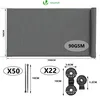 VOUNOT® Panneau de clôture 1.8×10m, Protection visuelle Voir les images du produit 2