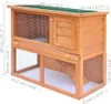 "SPRING SALE"Kaninchenstall Kleintierhaus Hasenstall 1 Tür Produktbild-Vorschau 8