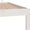 vidaXL Posteľ z masívu biela borovica 160x200 cm Náhľad obrázku produktu 6