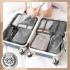 Set da viaggio di 7 organizer impermeabili per valigie, Anteprima dell’immagine prodotto 5