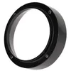 A black coffee dosing ring with small silver screws on the outer edge, shown against a white background. Anteprima dell’immagine prodotto