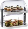 APS Buffet-Vitrine DOPPELDECKER weiß Produktbild-Vorschau 4
