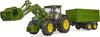 John Deere 7R 350 met frontlader en tandemasser aanhanger Productafbeelding-voorbeeld 21