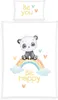 Detská posteľná bielizeň Panda Rainbow 100x135cm 40x60cm Náhľad obrázku produktu 3