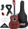 Pyle Beginner Acoustic Guitar Kit, 3/4 Junior Size All Wood Produktbild-Vorschau 1