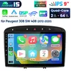 9" autorádio s CarPlay a Androidem 15 pro Peugeot 308, 408 Náhled obrázku produktu 1