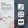 1x Weihnachtsmannbrille Nikolausbrille Brille Nikolaus rund Produktbild-Vorschau 8