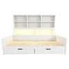 Flieks Tagesbett 90x200cm mit Ausziehbarem Bett, Schlafsofa Produktbild-Vorschau 10