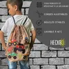 HECKBO Sac de sport enfant motif Monster Truck | Sac à Voir les images du produit 2
