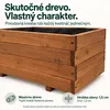 IvoQ Drevený kvetináč – 80 x 40 x 32 cm – drevo – Na Náhľad obrázku produktu 6