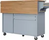 Sweiko îlot de cuisine(110×45-75×92cm),îlot de cuisine Voir les images du produit 11
