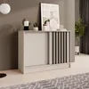 BEAUTYSOFA | Kommode HORIZON 100 cm Kaschmir, Schwarz mit Produktbild-Vorschau 5
