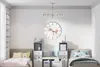 Dětské nástěnné hodiny šedé Teddy béžové dětské hodiny 30cm Náhled obrázku produktu 4