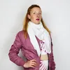 Baumwolltuch - weiß Lurex silber - quadratisches Tuch Produktbild-Vorschau 7