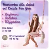 Create for you® - Drewniana Huśtawka dla Dzieci Ozdobiona Podgląd zdjęcia produktu 2