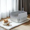 FATIVO Bac à Litière pour Chat XXL en Acier Inoxydable Voir les images du produit 11