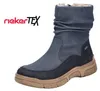 Rieker - Damenstiefel - schwarz/pazifik 7238214 Produktbild-Vorschau 1