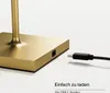 SIGOR Akku-Tischleuchte Nuindie USB-C mini 25cm goldfarben Produktbild-Vorschau 6