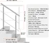 SucceBuy Corrimano per scale esterne da 39,4 pollici (L). Anteprima dell’immagine prodotto 7